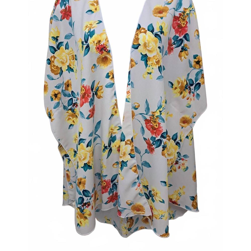 NEW SWEET ADELYN women's floral lightweight shawl in multicolor